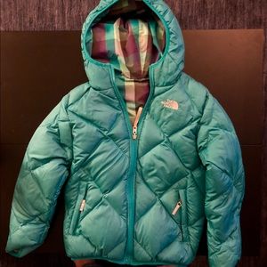 North Face Down Puffy Winter Coat, Girls 10/12